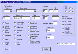 SAM4s SPS-320 Software Screen Shot Sample